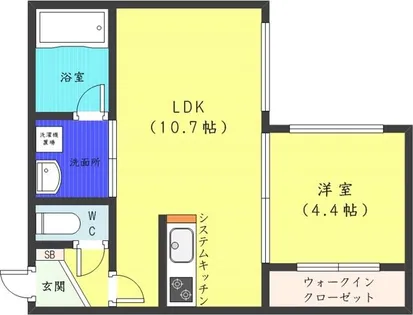 HOPE植物園【1階】の間取り