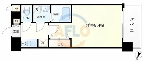 サムティ福島NORTH【3階】の間取り
