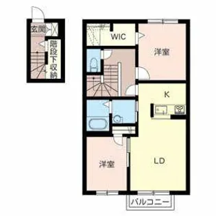 シャーメゾン 秋山C【0202号室】の間取り