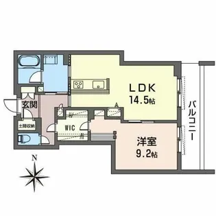 ShaMaison Premier CYPRESS【2階】の間取り