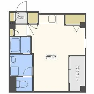 コンフォール南森町【10階】の間取り