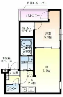 フジパレス杉本町駅西Ⅴ番館【1階】の間取り