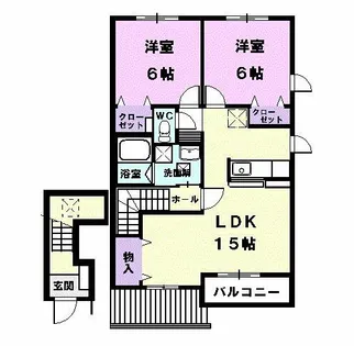 Zito【202号室】の間取り