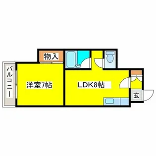 メゾン21【303号室】の間取り