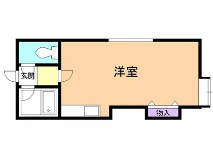 母恋グランドハイツ【303号室】の間取り