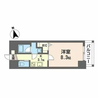 シュガーヒルズ大曽根テラス【0802号室】の間取り