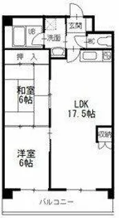 タキマツ第6マンション【6階】の間取り