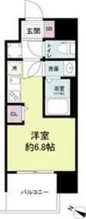 セレニテ十三ミラク【4階】の間取り