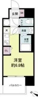 セレニテ十三ミラク【4階】の間取り