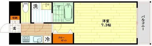 レクシア京橋DUO【8階】の間取り