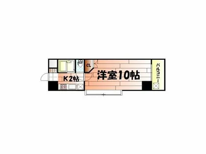 ウインズ三萩野【13階】の間取り