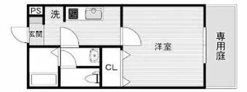 アカイユ【2階】の間取り