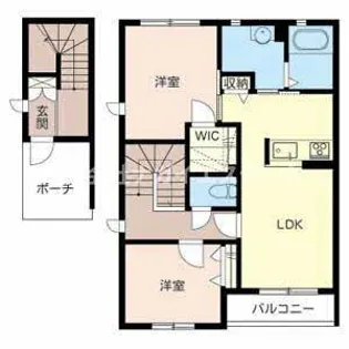 加東市喜田【201号室】の間取り