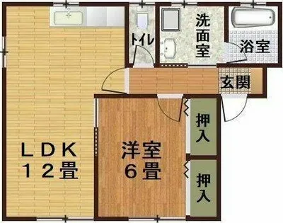 ハーモニアスYOU【2階】の間取り