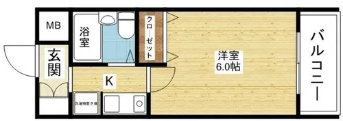 エスリード新大阪第6【7階】の間取り