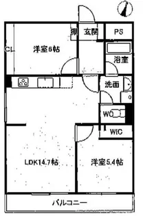 藤ハウス辻畑【1階】の間取り