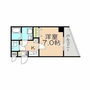 ワコーレヴィータ吹田高浜【9階】の間取り