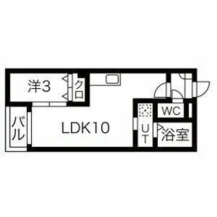 WARREN SHIBATAⅠ【1階】の間取り