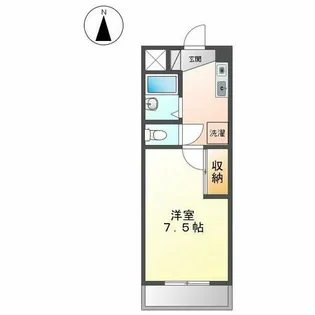 サン駒止マンション【305号室】の間取り
