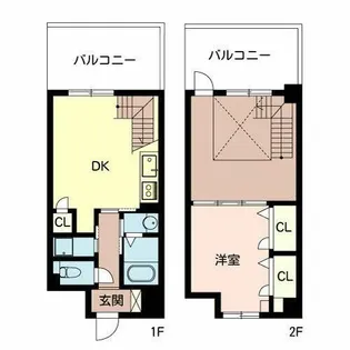 ラ・トゥール上本町【0803号室】の間取り