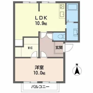 サンハイム A・B・C【B103号室】の間取り