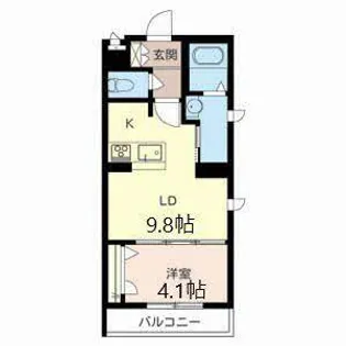 BANDWAGON【0201号室】の間取り