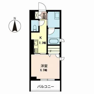 シャーメゾンろくはら【0306号室】の間取り