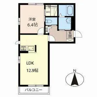 プラナス北山【0203号室】の間取り