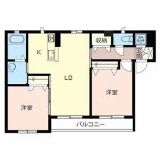 シャーメゾン・ブリエ【0203号室】の間取り