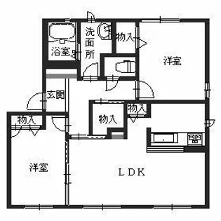メゾン ドゥ ラ ムジカ【B101号室】の間取り