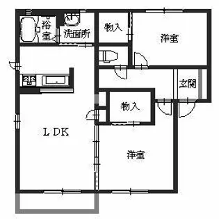 メゾン ドゥ ラ ムジカ【A101号室】の間取り