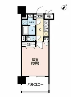 サヴォイラ・マリナ ドゥ ハカタ【4階】の間取り