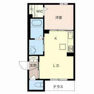 シャーメゾン コスモ【0102号室】の間取り