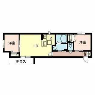 シャーメゾン ベルデノーブル【0102号室】の間取り