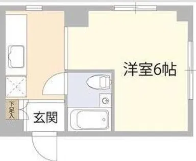 Roca都島【4階】の間取り