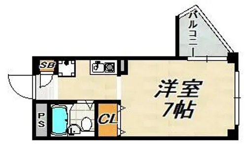 ヒルバレー妙法寺駅前【3階】の間取り
