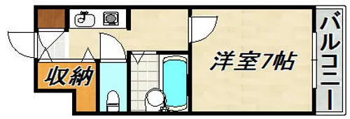 メゾン・パル3【1階】の間取り