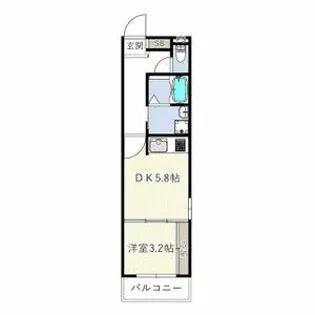Smith堺【2階】の間取り