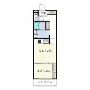 Smith堺【1階】の間取り