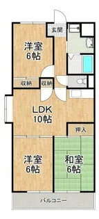 ヴィラージュⅡ【1階】の間取り