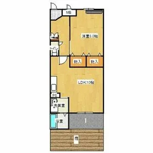 グレイシャス【1階】の間取り
