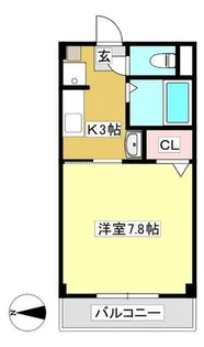 Southen Village【105号室】の間取り