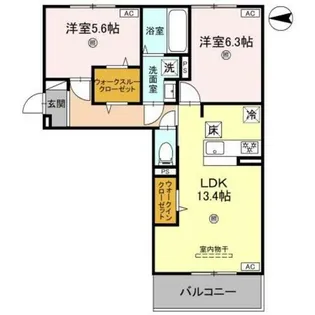 プラミシア【1階】の間取り