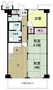 LANDSCAPE【7階】の間取り