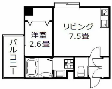 W.O.B.KYOBASHI【3階】の間取り