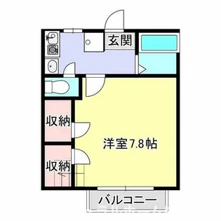 ベノワコートA棟【1階】の間取り
