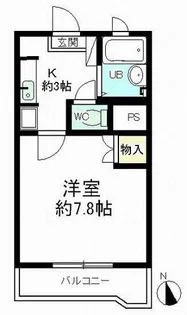 コーポラスヘルシーⅡ【305号室】の間取り