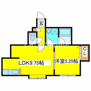 second stage【203号室】の間取り