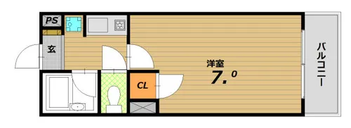 マイルドコート27【3階】の間取り