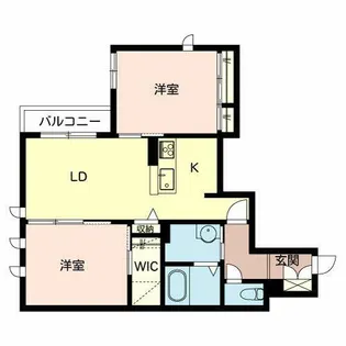 Maison Alba【0202号室】の間取り